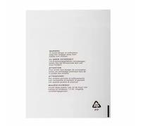 100 x Self Seal Clear Plastic Bags Transparent Packaging Poly Bags with Suffocation Warning in 5 Languages