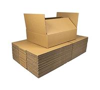 100 x Single Wall 12" x 9" x 3" Inches (30.5 x 22.9 x 7.6 cm) Royal Mail Small Parcel Size Cardboard Mailing Postal Boxes for Posting, Durable & Perfect for any Online Business, Bulk Discount Price