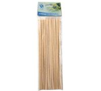 100 x SKEWERS IN BAMBOO (CARDED) Size 250mm / 10"