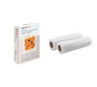 100 x SousVideTools Embossed Food Preserving Sous Vide Vacuum Sealer Pouches Bags (150mm x 250mm) & SVT-07001 28cm x 6m Vacuum Sealer Rolls (Pack of 2 rolls)