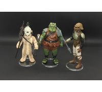 100 x Star Stands clear vintage action figure display stands MEDIUM for 3.75" figures 1977 - 1985