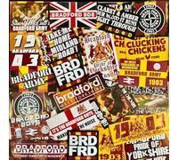 100 x Stickers for Bradford Fans - Inspired by BCFC City Ultras Valley Parade Scarf Flags Banners