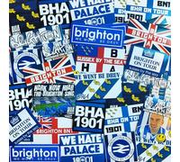 100 x Stickers for Brighton Fans - Inspired by BHAFC Hove Albion Ultras Scarf Flags Banners
