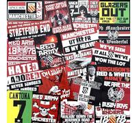 100 x Stickers for Manchester Utd Fans - Inspired by MUFC Ultras United Red Army Scarf Flags Banners