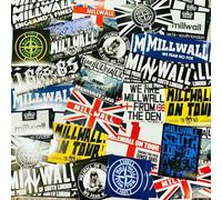 100 x Stickers for Millwall Fans - Inspired by Wall Ultras The Den Scarf Flags Banners