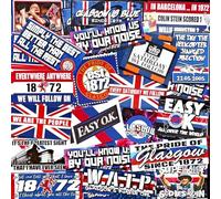 100 x Stickers for Rangers Fans - Inspired by Glasgow Ultras Ibrox Scarf Flags Banners