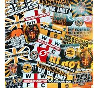 100 x Stickers for Wolves Fans - Inspired by Wolverhampton Ultras WWFC Wanderers Scarf Flags Banners