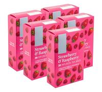 100 x Strawberry, Raspberry & Hibiscus Fruit Infusion Herbal Teabags, Caffiene Free