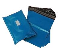 100 x Strong Metallic Blue Postage Mailing Bags 6" x 9" - 165x230mm