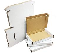 100 x Super Strong White C6 / A6 (163x112x20mm) Large Letter Cardboard Postal Mailing PiP Boxes Eco Friendly Perfect for Mailing & Gifts