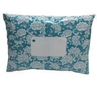 100 x Teal Floral Printed Mailing Bags - 162mm x 230mm 6" x 9" - Post Plastic Polybag Poly Strong Self Seal