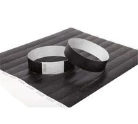 100 x Tyvek Wristbands Waterproof, Tear-Resistant Event Wristbands for Parties, Events, Festivals, Crowd Management - 3/4 inch 19 mm (Black)