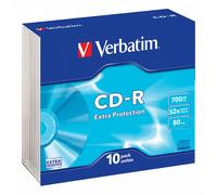 100 x Verbatim CD-R Extra Protection 700MB 52x CD 43415