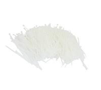100 X White Cable Ties 140Mm X 3.6Mm Zip Tie Bases All Sizes
