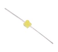 100 x White Subminiature Axial 1.8mm Diffused LED 500mcd 160°