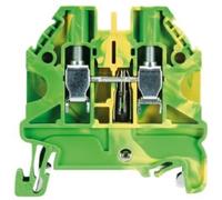 100 x Wieland 58.504.9055.0 WT 4 PE Series Earth Terminal Block Yellow, Green,