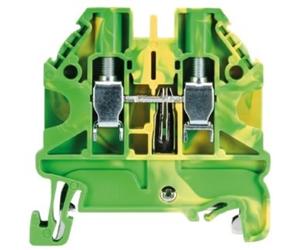 100 x Wieland 58.504.9055.0 WT 4 PE Series Earth Terminal Block Yellow, Green,