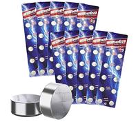 100 X Wilhelm AG13/147/LR44/SR44W/357/LR1154/V13GA quality batteries 1.5 V alkaline blister packs