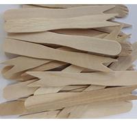 100 x Wooden Disposable Chip Forks