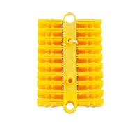 100 x Yellow Wall Raw Plugs 5 x 25mm Expansion Plug Fixings