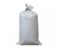 100 X Yuzet White Woven Polypropylene Sandbags Sacks Flood Defence Sand Bags