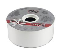 100 Yard Rolls of 50mm Poly Ribbon! Florist Polypropylene PP Plastic[White]