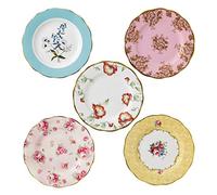 100 Years 1950-1990 Plate 20cm/8in, Set of 5, Multi