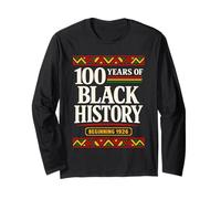 100 Years Black History Beginning 1926 Centennial Long Sleeve T-Shirt