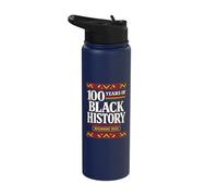 100 Years Black History Beginning 1926 Centennial Stainless Steel Insulated Water Bottle