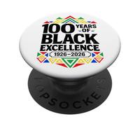 100 Years of Black Excellence Centennial Black History Month PopSockets Adhesive PopGrip