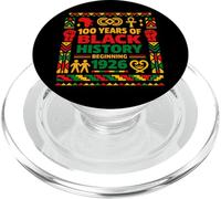 100 Years of Black History Beginning 1926 African Heritage PopSockets PopGrip for MagSafe