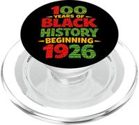 100 Years of Black History Beginning 1926 African Heritage PopSockets PopGrip for MagSafe