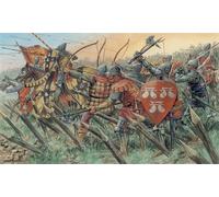 100 Years War British Warriors 1:72 Figure Plastic Model Kit ITALERI