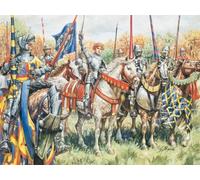 100 Years War French Warriors Figures 1:72 Model ITALERI