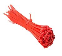 100 Zip Tie, Red, 100mm x 2.5mm