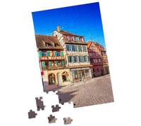 1000/500/120pcs Jigsaw Puzzle Personalised Customized Photo Wooden Jigsaw Printing Images Clear Beautiful High Saturation Degree Gifts for Family Lover on Birthday Anniversiry (A 9.84IN)