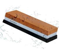 1000/6000 Grit Sharpening Stone Dual Grit Whetstone Knife Sharpening Kit with Non-Slip Silicone Base, Angle Guide and Flattening Stone for Kitchen, Chef, Hunting, and Pocket Knives