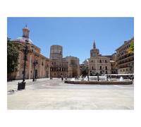 1000(75x50cm)-piece adult puzzle, clock tower of Valencia City Square in Spain, travel souvenir toy gift