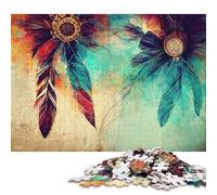 1000 Abstract Boho II Jigsaw Puzzles for Adults Teenager & Paper Puzzles Family Games 38x26cm/1000pcs