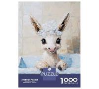 1000 Adult Pieces Jigsaw Puzzle Adorable Bath Time Adult Jigsaw Puzzle Relaxing Games Hand Speed Race Birthday Present, Gifts, 52x38cm/1000pcs