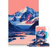 1000 Adult Pieces Jigsaw Puzzle Alaskan Minimalist Art Neat Cut Decor Focus Fun Game Free Time Play Birthday Hobby Gift (50x75cm)