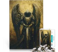 1000 Adult Pieces Jigsaw Puzzle Angelic Knight Spielzeug-Intellektuelles Spiel Geburtstagsgeschenk, Geschenke75x50cm