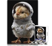 1000 Adult Pieces Jigsaw Puzzle Astronaut Chick on A Mission Calm And Enjoyable Free Time Advanced Die Cut Precision Toy Size 50x75cm