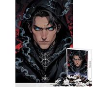 1000 Adult Pieces Jigsaw Puzzle Azure Shadows︰ The Frost Necromancer Educational Toy Funny Gift Educational Games Artists' Collection, Fine Arts Size 50x75cm