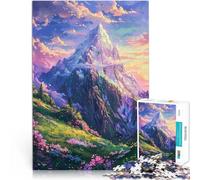 1000 Adult Pieces Jigsaw Puzzle beautiful anime landscape Brain Teaser For 26x38cm gifts for friends and family for teenager Age 14 Up