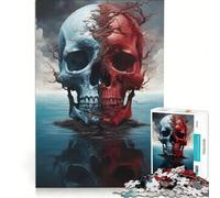 1000 Adult Pieces Jigsaw Puzzle Bewitching Bones Dark, Family Game, Difficult And Challenge, Birthday And Unique Gifts 38x26cm
