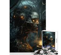 1000 Adult Pieces Jigsaw Puzzle Biomechanical Horror Educational Toy Funny Gift Educational Games Artists' Collection, Fine Arts Size 38x52cm