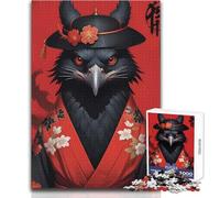 1000 Adult Pieces Jigsaw Puzzle Black Crow Kimono Calm And Enjoyable Free Time Advanced Die Cut Precision Toy Size 50x75cm