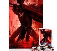 1000 Adult Pieces Jigsaw Puzzle Bloody War Educational Games Enhance Memory Anti-Stress Toys Fun Activities at Home (38X52CM)