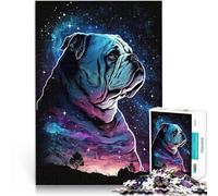 1000 Adult Pieces Jigsaw Puzzle Bulldog Style 4 Lernspiel-Herausforderungsspielzeug Geburtstagsgeschenk, Geschenke, Wandkunst52x38cm